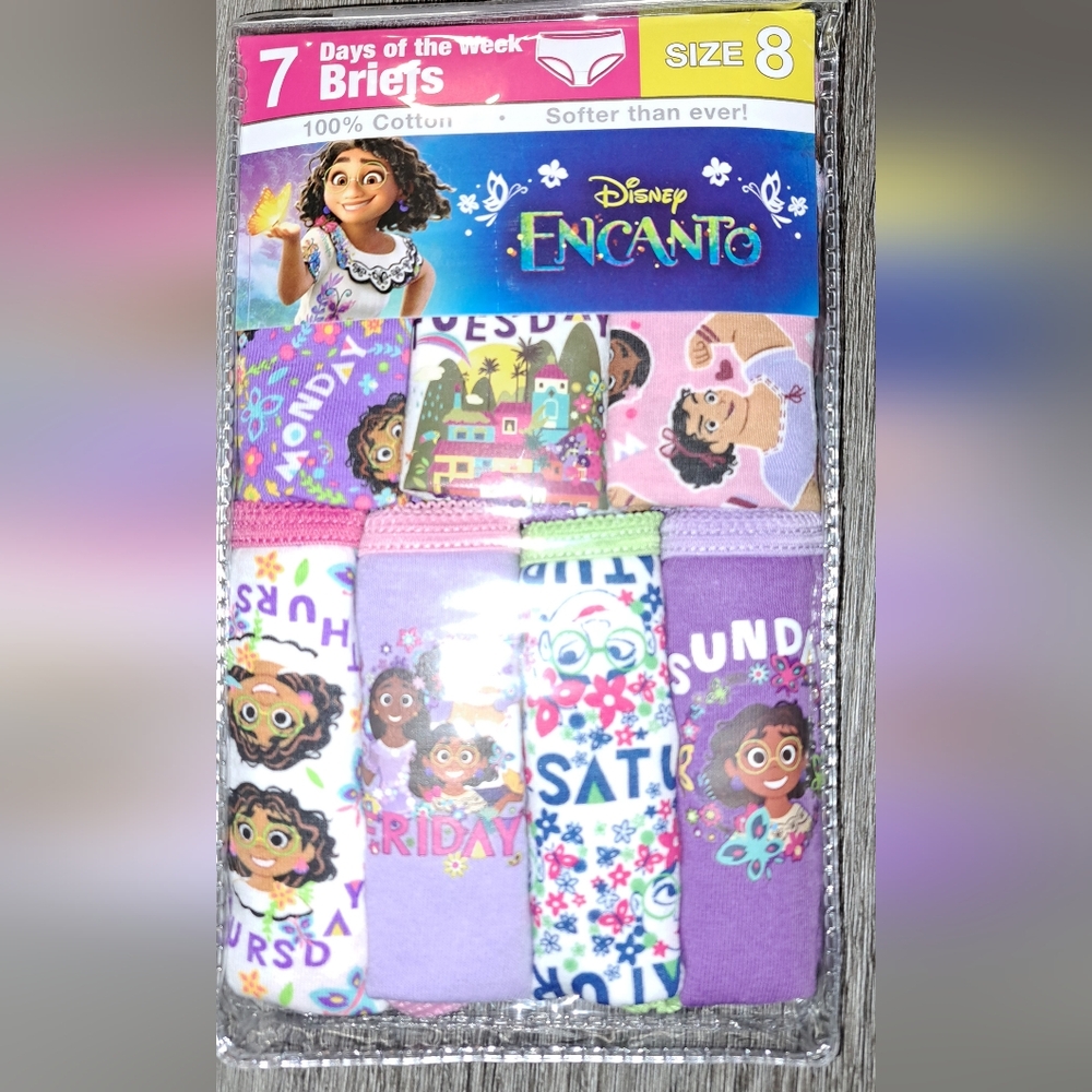 Disney brand girls Encanto underwear, New, size 8
